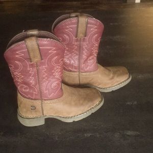 Little girls Durango cowgirl boats
